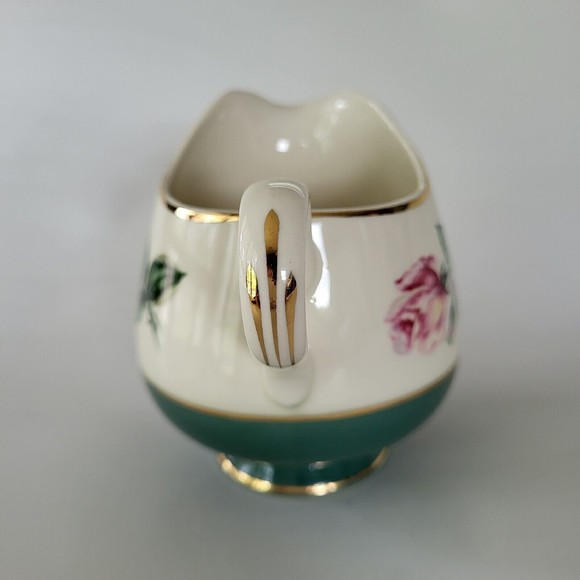 Vintage Lifetime China CAMEO ROSE Homer Laughlin Cavalier Coffee Tea Creamer 50s - Picture 3 of 10